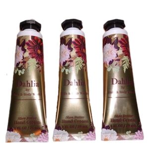 NEW Dahlia Shea Butter Hand Cream with Vitamin E 3ct 3 Pack